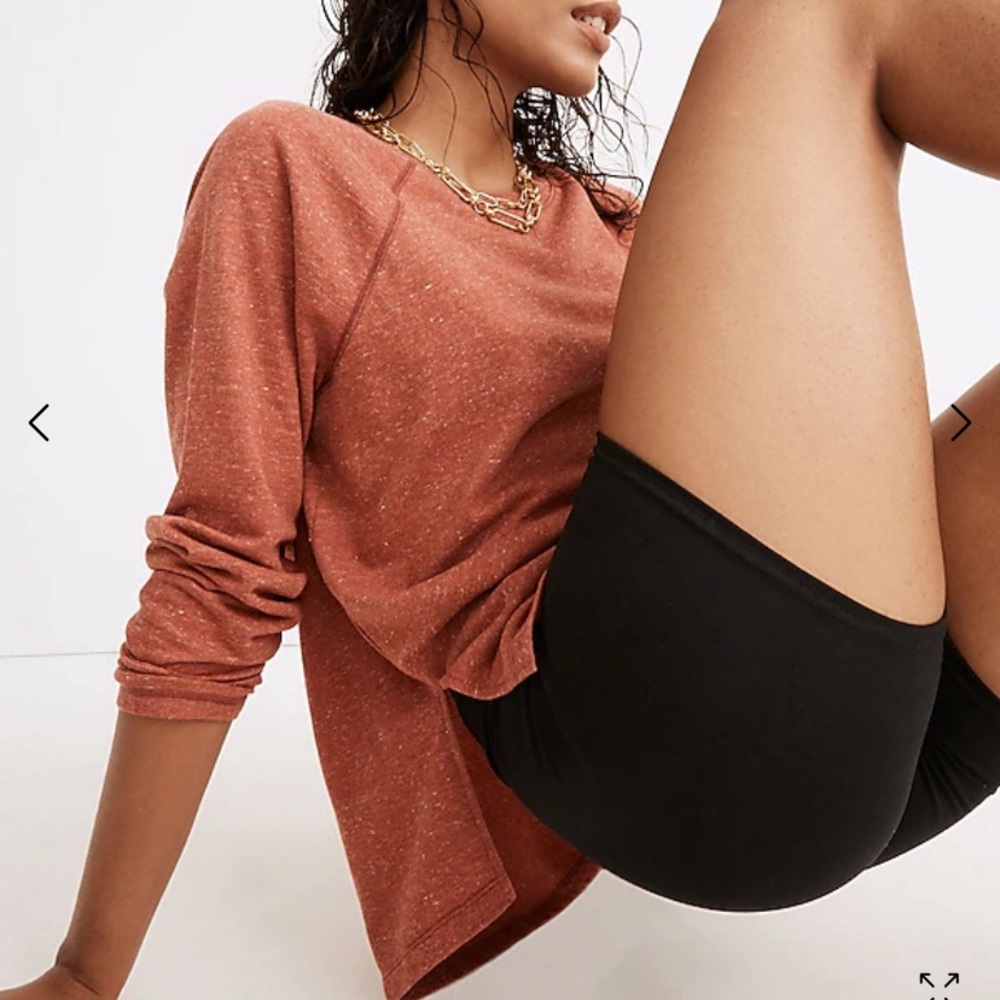 Madewell MWL Skyterry Baseball Tee shirt in Small